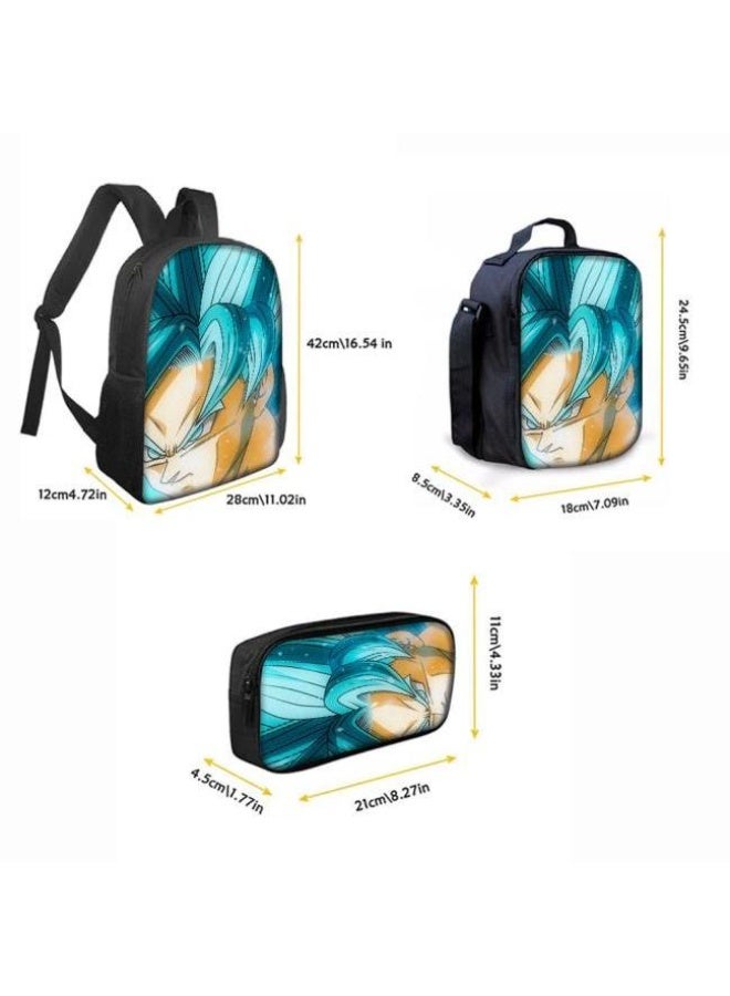 general Common universal printed backpack - three-piece backpack combination (available for students, children, friends on outings, mountain climbing, etc.) - 16 - Image 4