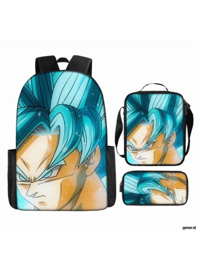 general Common universal printed backpack - three-piece backpack combination (available for students, children, friends on outings, mountain climbing, etc.) - 16 - Image 1