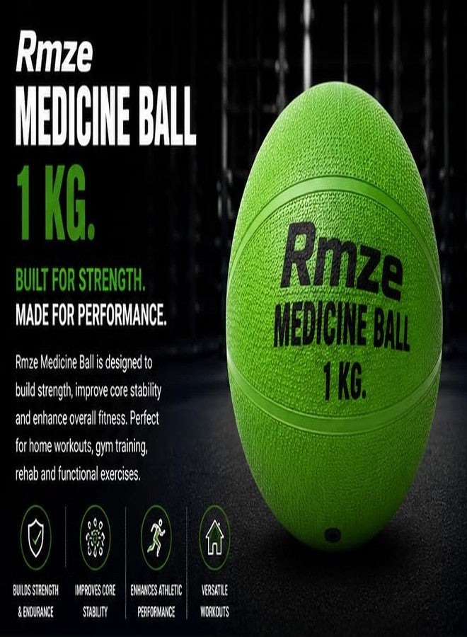 Rmze Professional RMB-2403 Medicine Ball for ABS/Core/Strength Training (Multicolor/3 Kg) - Image 3