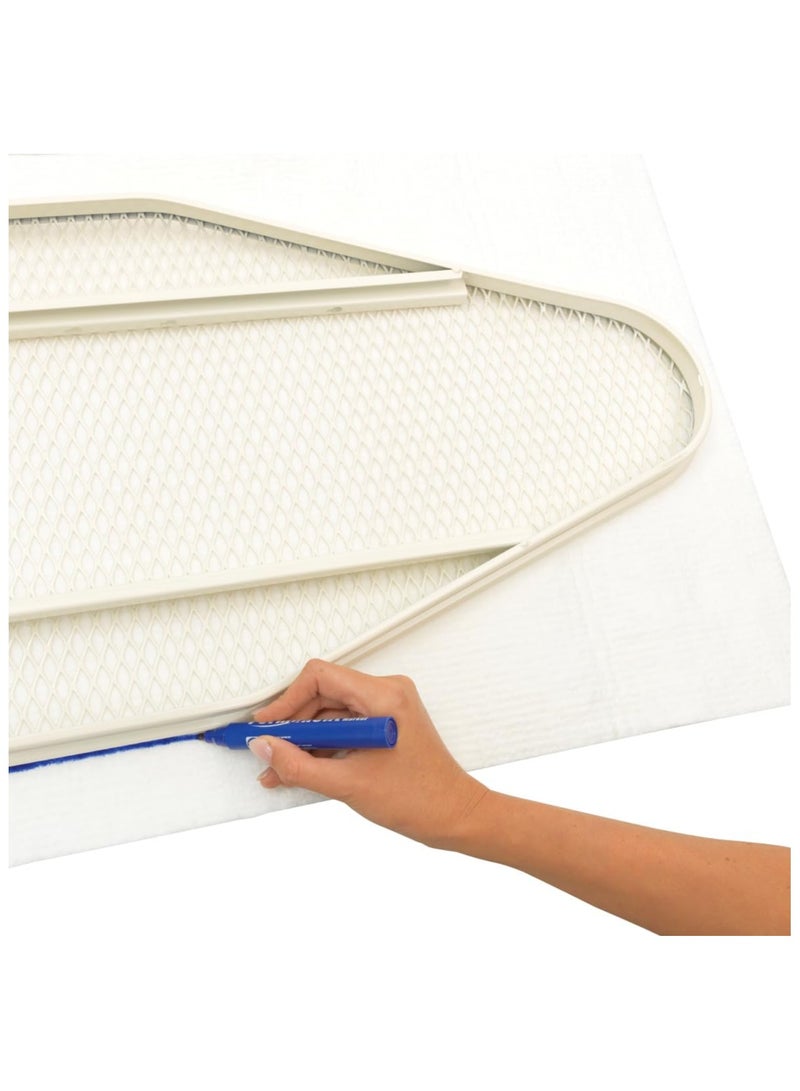 Brabantia 196423 Universal Ironing Board Cover Replacement Felt Pad - White - Image 5