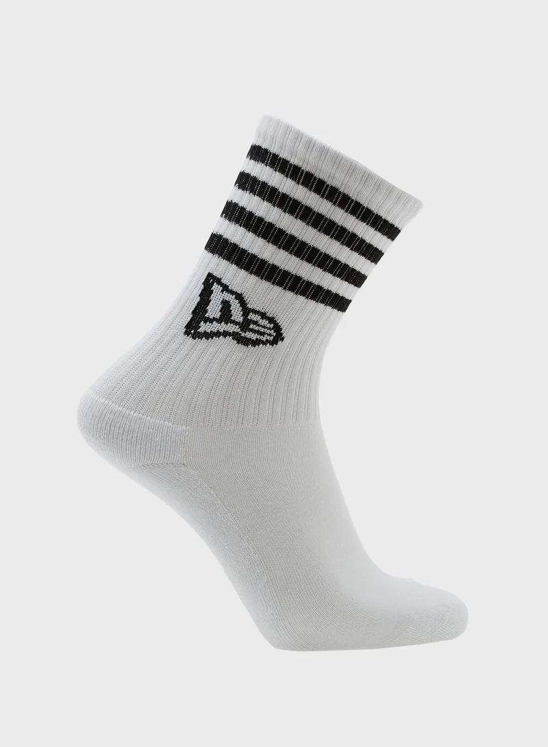 New Era  Stripe Crew Socks for Men | Best Price UAE