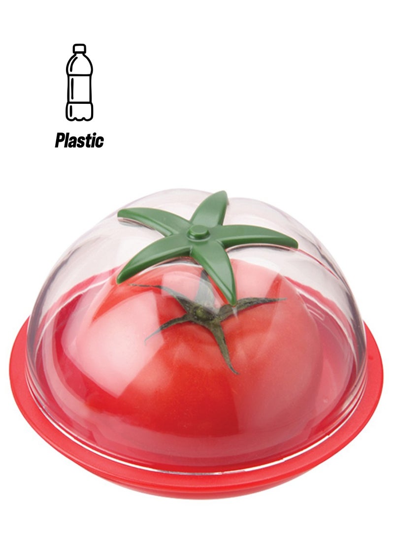 joie Tomato Storage Pod Red/Transparent 4x4x5inch - Image 1