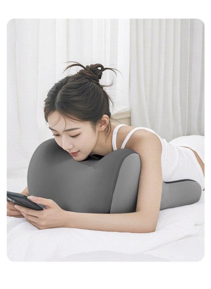 uoobox Multipurpose Leg Elevation Pillow wedge pillow Lumbar Pillow Sleeping Pillow Portable Cushion Body Pillow For Sleeping Leg Elevation Bed Sofa Travel Camping Memory Foam Filling, Multiscenario Pillow - Image 5