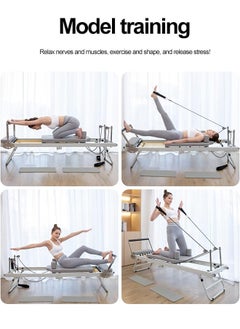 RATSAW Foldable Pilates Reformer Machine Pilates Yoga Equipment Bed for Home Use Suitable for Beginners and Intermediate Users  - Image 2