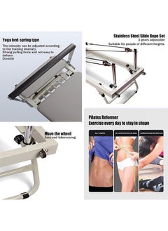 RATSAW Foldable Pilates Reformer Machine Pilates Yoga Equipment Bed for Home Use Suitable for Beginners and Intermediate Users  - Image 3