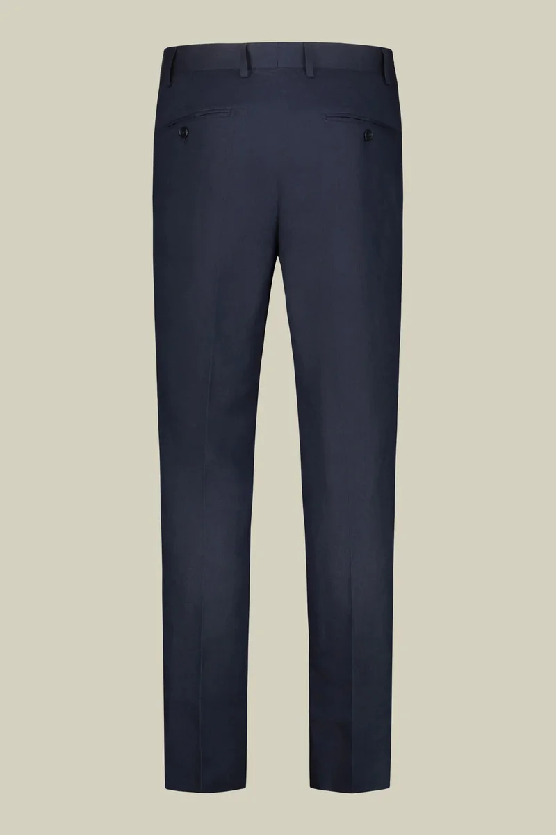 Doppelganger  Men's double-breasted suit in 100% linen, regular fit - DK Blue for Men | Best Price UAE