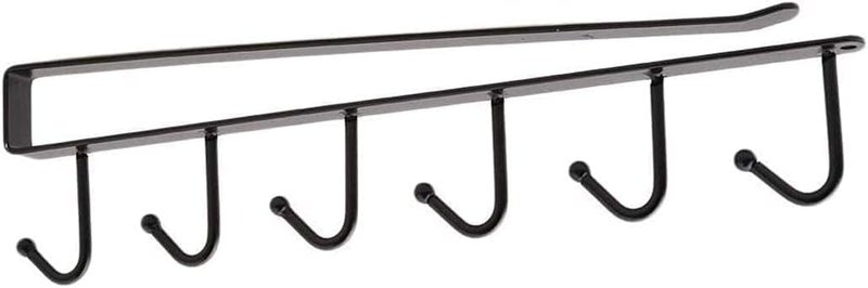 Stylish stainless steel mug holder - 2 pieces for hanging inside kitchen shelves without screws, for organizing mugs and cups easily and stylishly, rust-resistant, durable and easy to install - Image 3