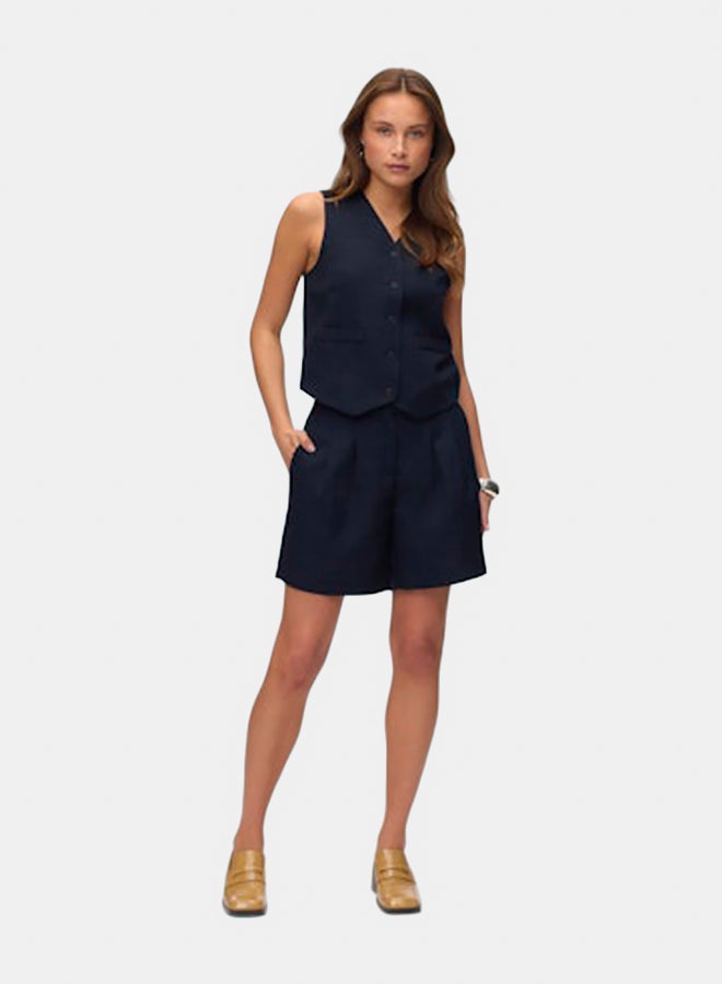 VERO MODA VERO MODA Womens Maj Sleeveless Short Waistcoat  - Image 2