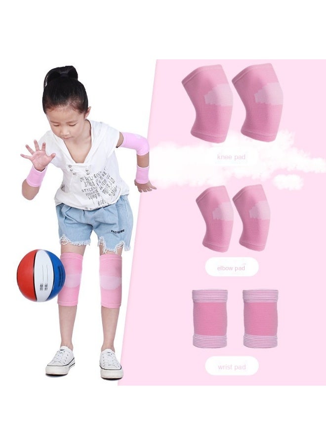 طقم واقيات رياضية صيفية للأطفال - وسادات رقيقة للركب والمرفقين ضرورية للحماية من السقوط