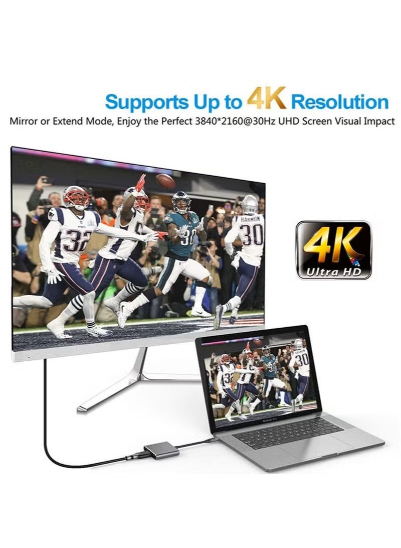 HDMI Cable Adapter 3 in 1 Type-C HDMI AND USB - Image 3