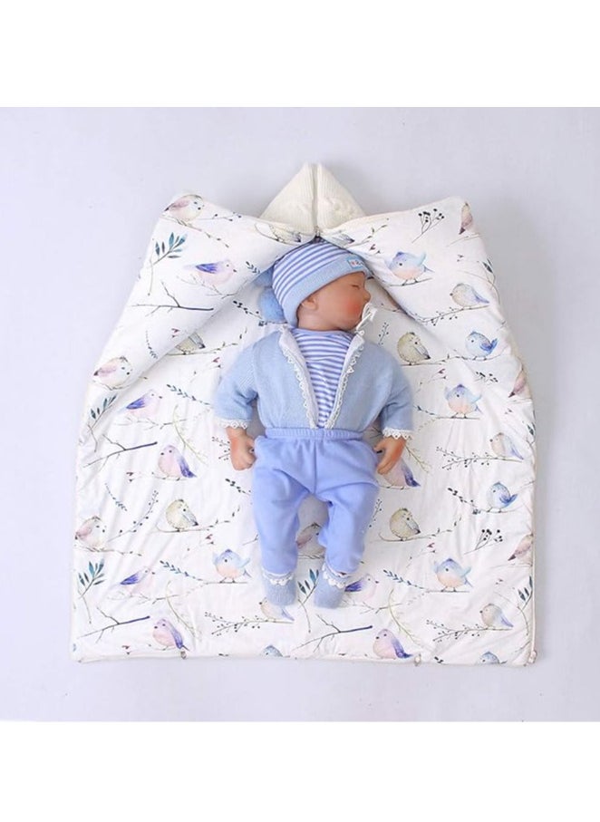Arabest - Multiple Design Soft and Delicate Baby Zipper Closure Sleeping Bag Solid Thick Warm for Newborn - Image 1