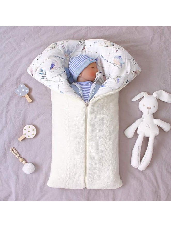 Arabest - Multiple Design Soft and Delicate Baby Zipper Closure Sleeping Bag Solid Thick Warm for Newborn - Image 1