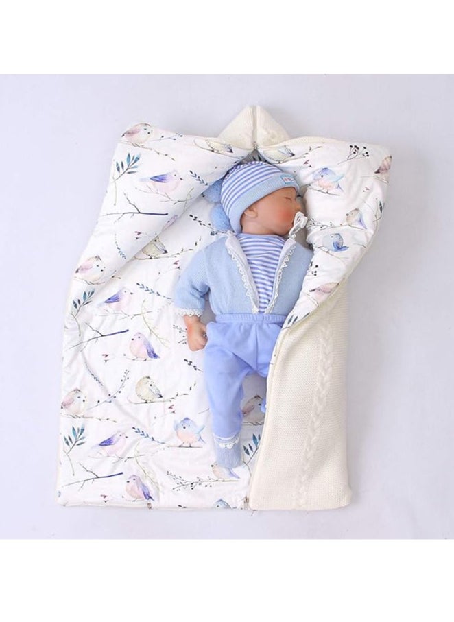 Arabest - Multiple Design Soft and Delicate Baby Zipper Closure Sleeping Bag Solid Thick Warm for Newborn - Image 1