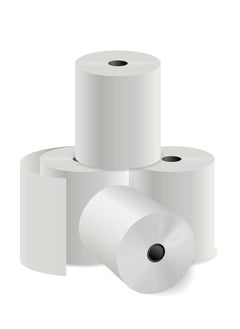 Terabyte 5 Thermal Rolls For Cash Register Machine 80x80 mm  - Image 1
