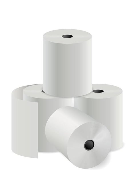 5 Thermal Rolls For Cash Register Machine 80x80 mm
