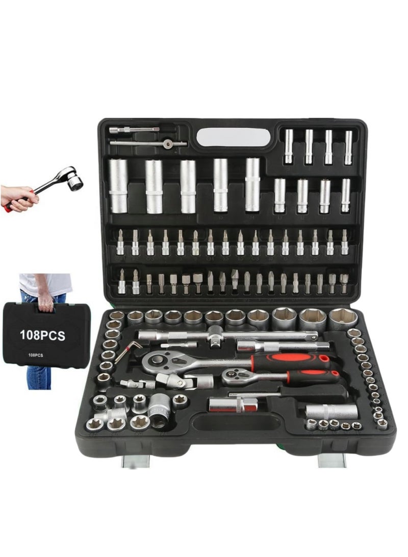 ايتي لايف مجموعة أدوات إصلاح السيارات المكونة من 108 قطعة - Image 1