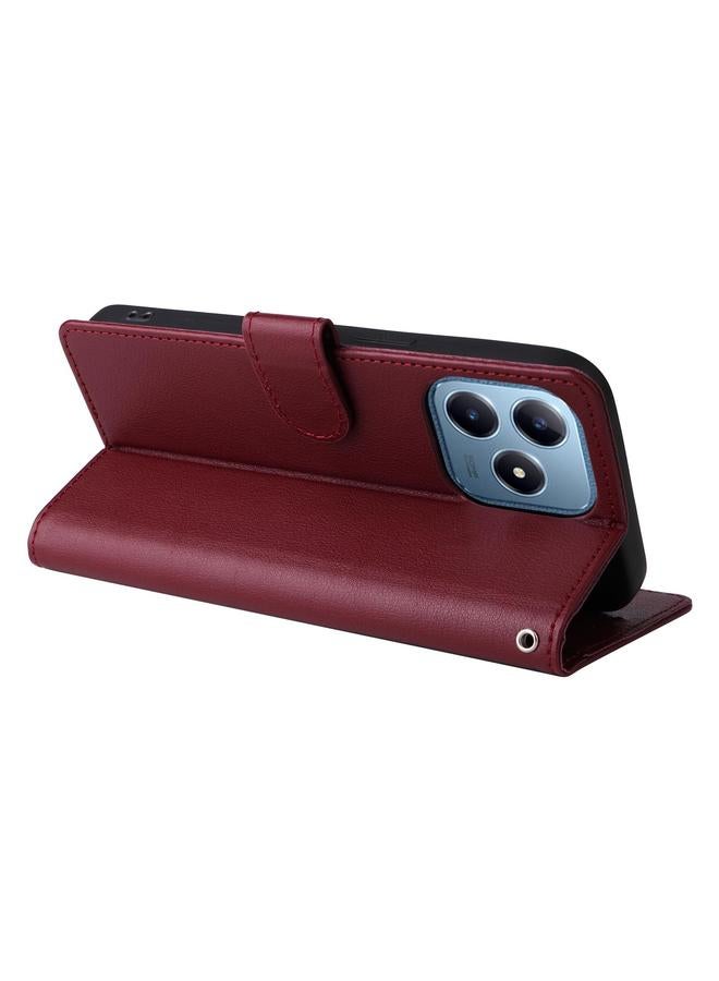 اس-توب جراب هاتف جلدي متعدد الوظائف بثلاث فتحات للبطاقات لهاتف Realme C63 4G - Image 5