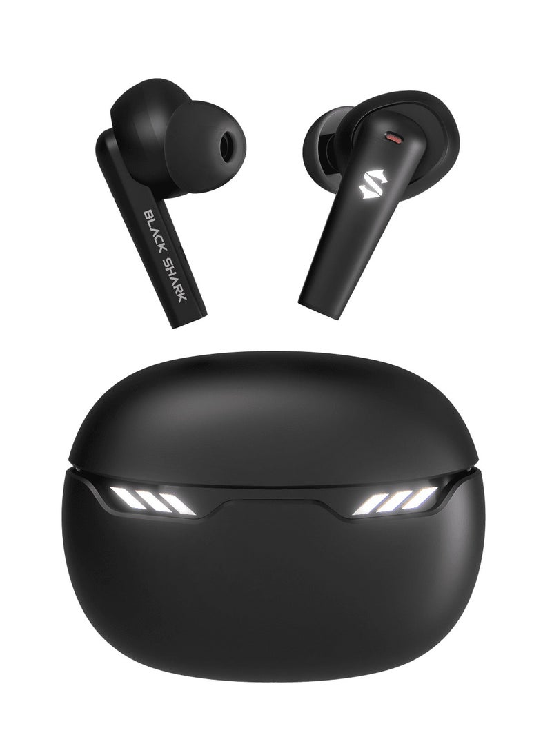 بلاك شارك سماعة رأس بلوتوث لاسلكية من بلاك شارك T10، سماعة رأس رياضية مزدوجة الوضع مقاومة للماء باللون الأسود - Image 3