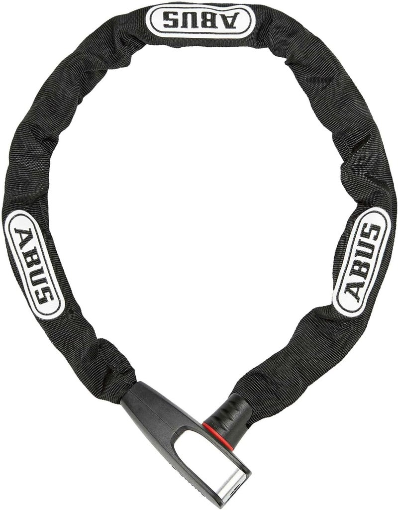 Abus Steel-O-Chain 8807K Chain Lock - Flexible Hardened Steel Bike Lock - Security Level 8-85 cm - Black - Image 1