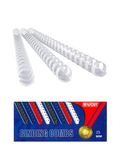 PARTNER Binding Accessories With 25mm Comb White  - Image 3