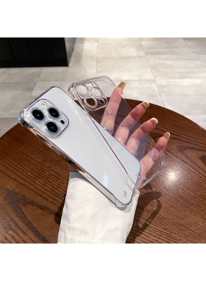 NIBEMINENT Protective TPU Case Cover For iPhone 15 Pro, Clear - Image 1