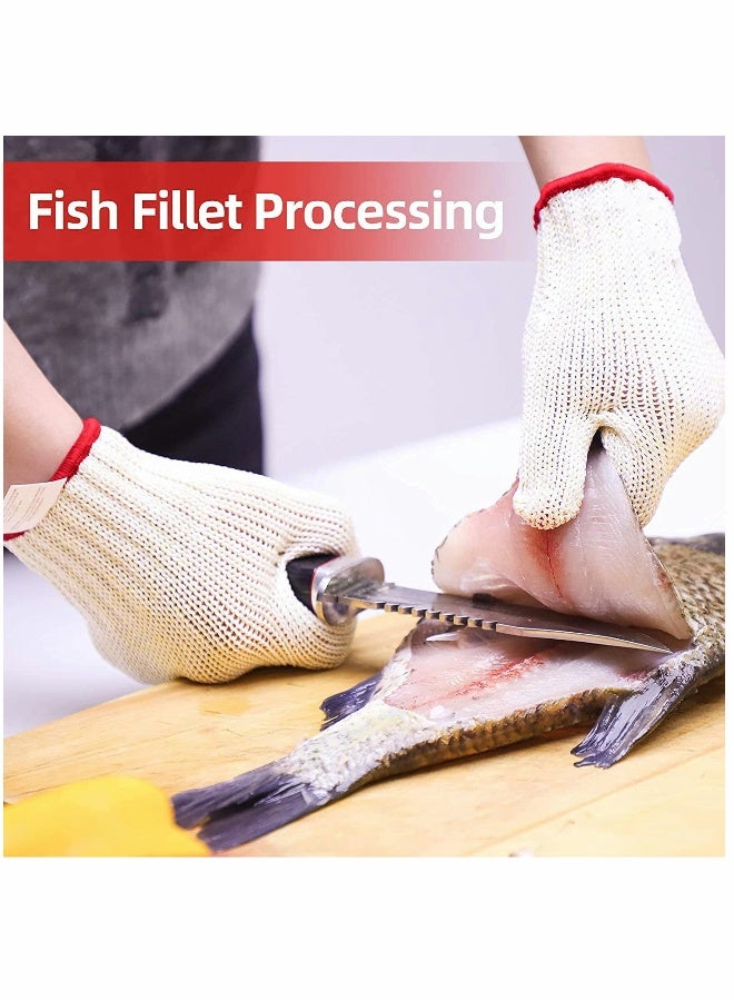 Level 8 Cut Resistant Gloves for Kitchen Use - Food Grade Mandoline Slicing, Meat Cutting, and Oyster Shucking Gloves (XL) - Reliable Protection for Safe Food Preparation.  - Image 5