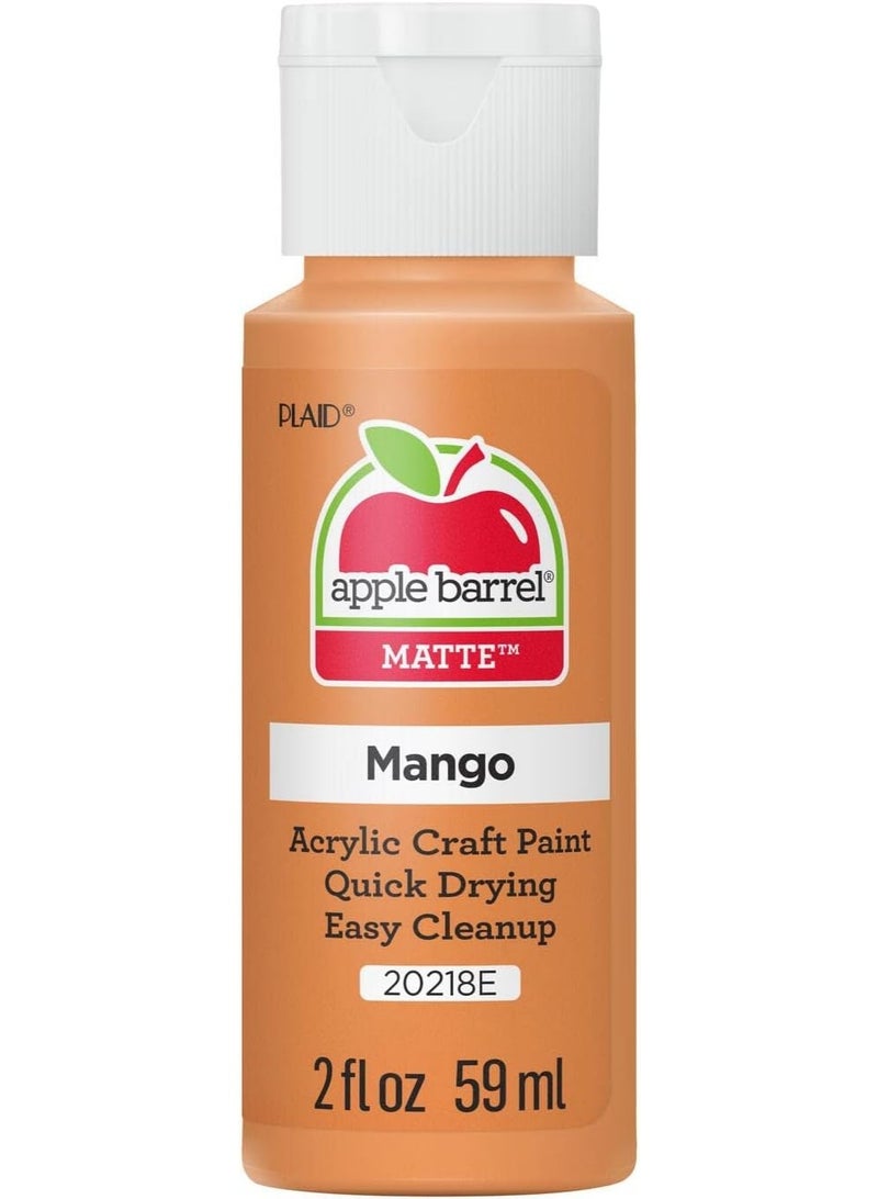 Apple Barrel Acrylic Paint in Assorted Colors (2 oz), 20218, Mango