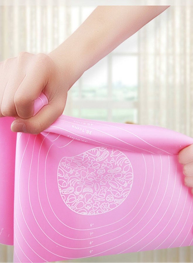 Food-Grade Silicone Baking Mat (65×45cm), Temperature Resistant -20~200℃, Non-Stick & Anti-Slip, Dual Scale, Dishwasher Safe - Image 2