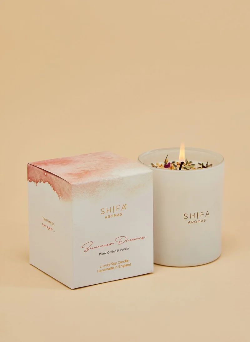 Shifa Aromas Plum, Orchid & Vanilla Candle
