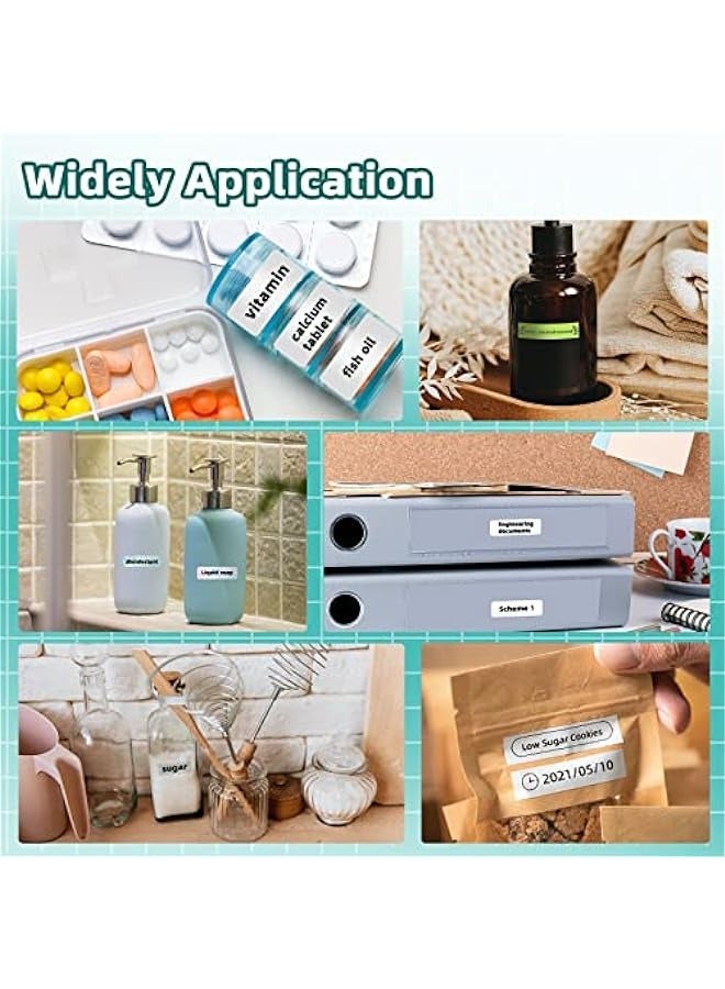 فوميمو D30 الشريط تسمية صانع ، طابعة صغيرة لتخزين بلوتوث الحرارية التسمية ، الباركود ، والبريد ، واللوازم المكتبية ، والمنزلية ، تخزين الأنسجة ، مصغرة محمولة ملصقا صانع - Image 3