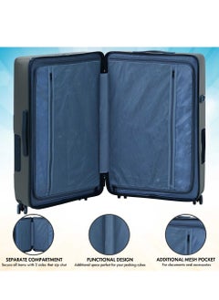 TACH Connectable Luggage 28" Large Size Spinner Luggage with TSA Locks Hard Shell Patented Built-In Connecting System Easily Links 6 Bags  - Image 4