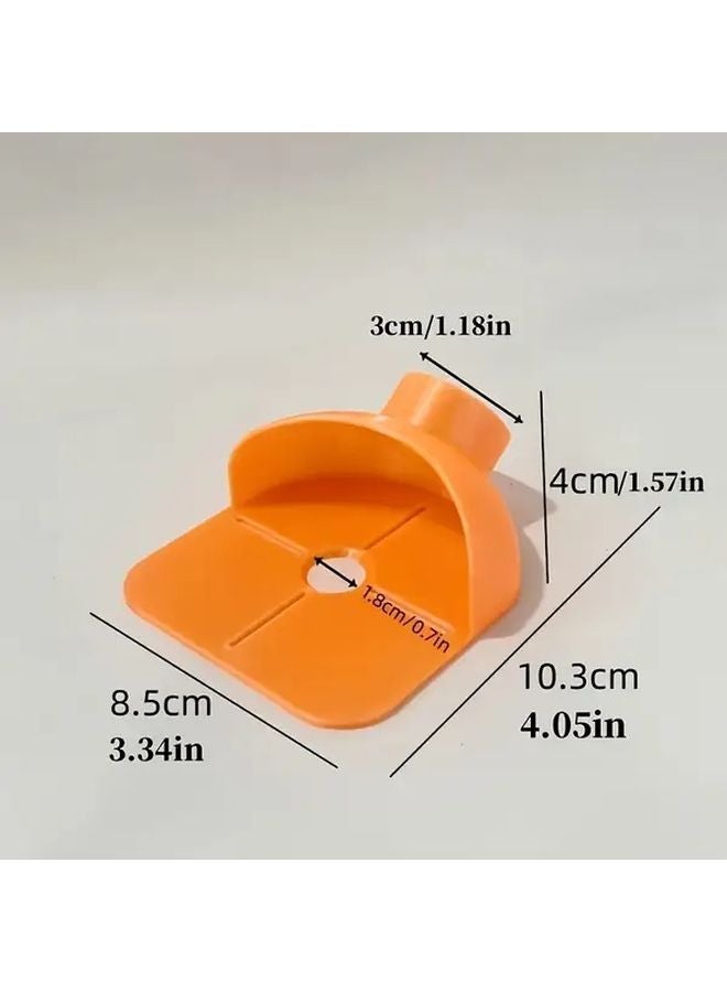 Orange Drill Dust Collector For DIY Furniture Repair Easy To Install Clean - Image 3