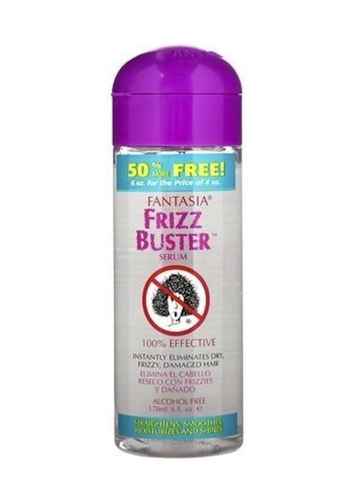 Fantasia Frizz Buster Hair Serum - 6 oz, Alcohol-Free Frizz Control for Shiny and Hydrated Hair