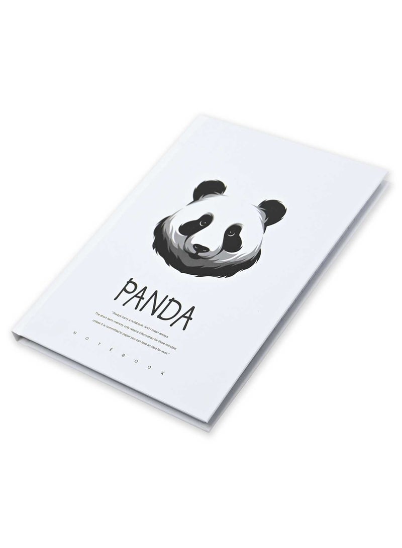 FIS Pack Of 5 Hard Cover Notebook, 96 Sheets A4 Panda Design 7 -FSNBHCA496-PAN7 - Image 1