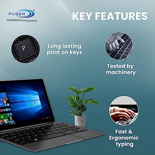 Fugen Laptop Internal Keyboard (US) for Toshiba Satellite C850, L850, C845, C855, C870, C870D, C875 P/No.V130526AS3, 6037B0077902 Black - Image 5