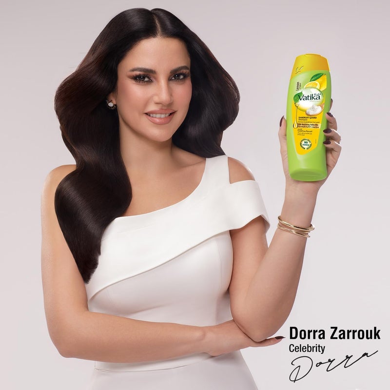 Vatika Naturals Dandruff Guard Shampoo 200ml | Enriched with Lemon & Yoghurt | Removes & Prevents Dandruff - Image 2
