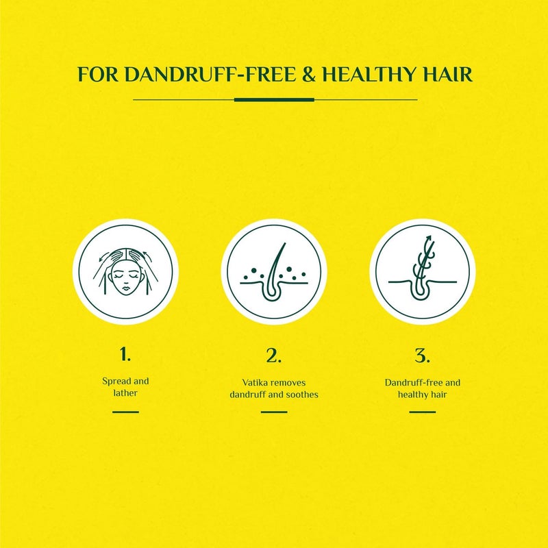 Vatika Naturals Dandruff Guard Shampoo 200ml | Enriched with Lemon & Yoghurt | Removes & Prevents Dandruff - Image 5