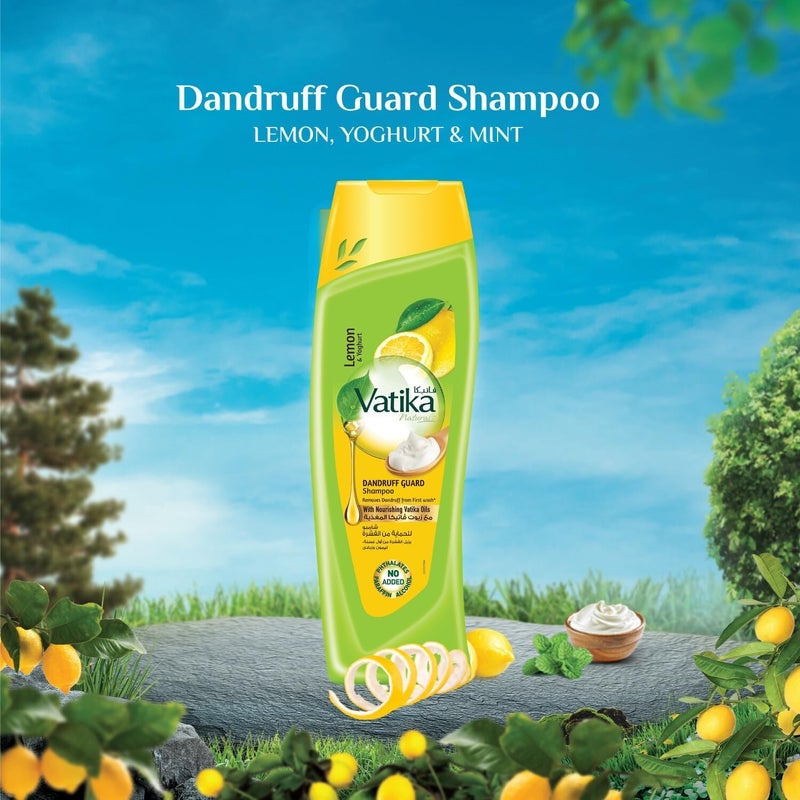 Vatika Naturals Dandruff Guard Shampoo 200ml | Enriched with Lemon & Yoghurt | Removes & Prevents Dandruff - Image 3