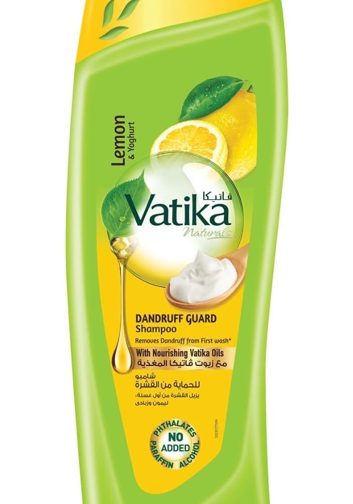 Vatika Naturals Dandruff Guard Shampoo 200ml | Enriched with Lemon & Yoghurt | Removes & Prevents Dandruff - Image 1