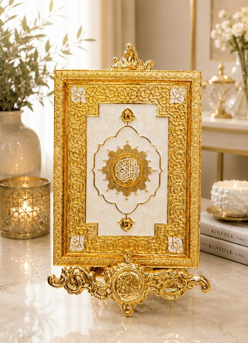 Radin Luxury Quran Box With Elegant Stand  Premium Decorative Holy Quran Storage Case For Home, Masjid & Gifting - Image 2