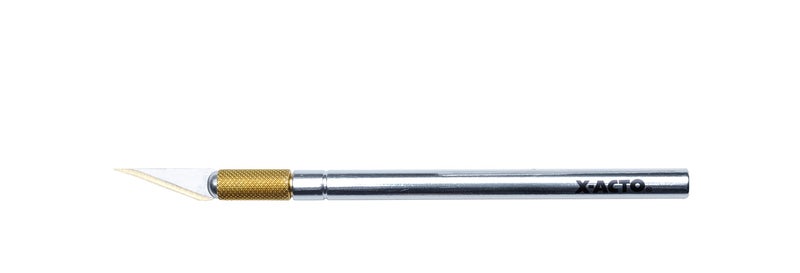 X-Acto Precision Utility Knife, Metal, Silver, 9.0 inches, Aluminum Handle, Z-Series #1, Includes Safety Cap - Image 2
