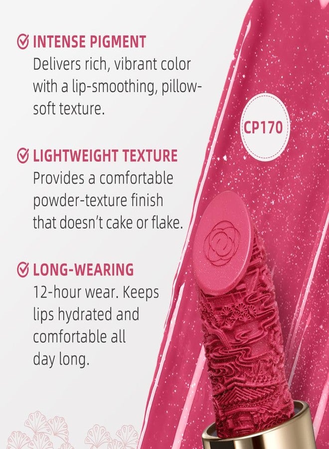 Catkin Moist Lipstick Hydrating High Impact Color Infused with Vitamin E and Avocado Oil Smooth Soft Texture Long Lasting Glow Finish 170 - Image 5