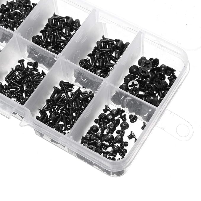 FACTOTECH 500 PCs Alloy Steel Laptop Notebook Computer Screws Kit for IBM, HP, Lenovo, Samsung, Dell Sony, Toshiba - Set of 500 PCs - Image 4
