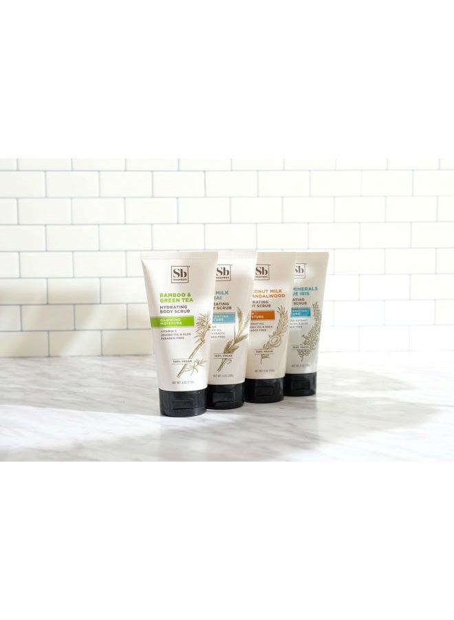 Soapbox Gentle Exfoliating Body Scrub - Oat Milk & Chai, Sugar Scrub to Buff Away Dead Skin, Moisturizing with Vitamin E and Coconut Oil, with Calming Oat Milk, Paraben-Free, Cruelty-Free, 6 oz. - Image 4