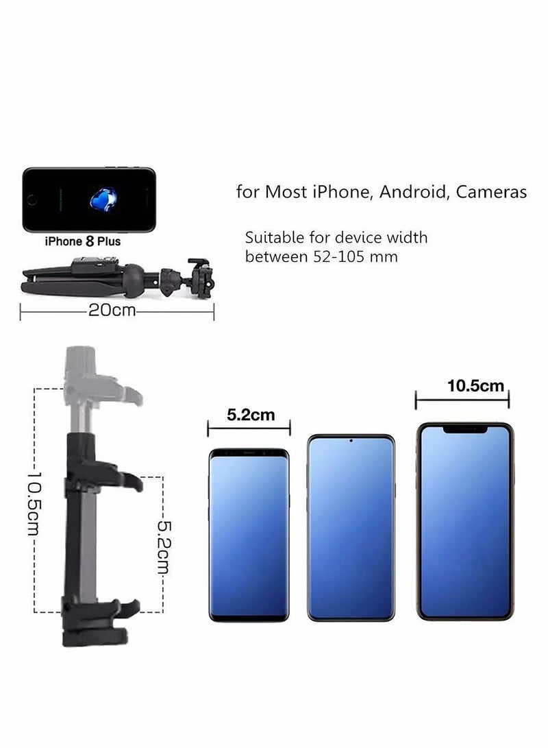 Portable 40 Inch Aluminum Alloy Selfie Stick Phone Tripod with Wireless Remote Shutter for iPhone 13 12 11 pro Xs Max Xr X 8 7 6 Plus, Android Smartphone, Selfies Video Recording Live Streaming - Image 4
