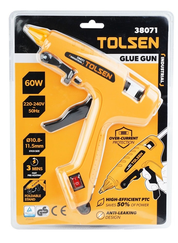 Tolsen Glue Gun 60W (Model 38071) with 12pcs Glue Stick Set (Model 79110) – 11.2x100mm - Image 3