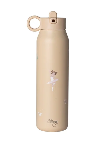 Citron Kids Water Bottle - 350Ml, Vacuum Insulated Stainless Steel - Leak Proof, Eco - Friendly, Perfect For School And Travel - Ballerina
