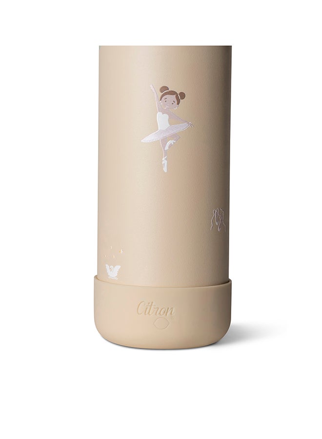 سترون زجاجة مياه للأطفال 350 مل ستانلس ستيل معزولة بالفاكيوم - مانعة للتسرب، صديقة للبيئة، مثالية للمدرسة والسفر - باليرينا - Image 4