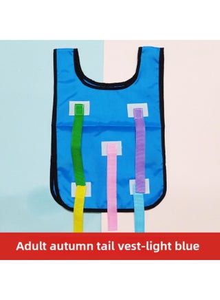 Tail-pulling Vest Belt Children's Tail-catching Outdoor Sports Activities Sensory Training Equipment Kindergarten Sticky Jersey-Color:Adult Style Tail Pulling Light Blue - pzsku/Z02C41417F9FE5E49C1E3Z/45/1745671722/45736f62-2aa6-4449-a0a4-0e745bce4a2a