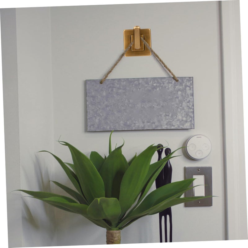 2pcs Self Adhesive Square Base Wall Hook No Punching Heavy Duty For Bathroom Towel - Image 4